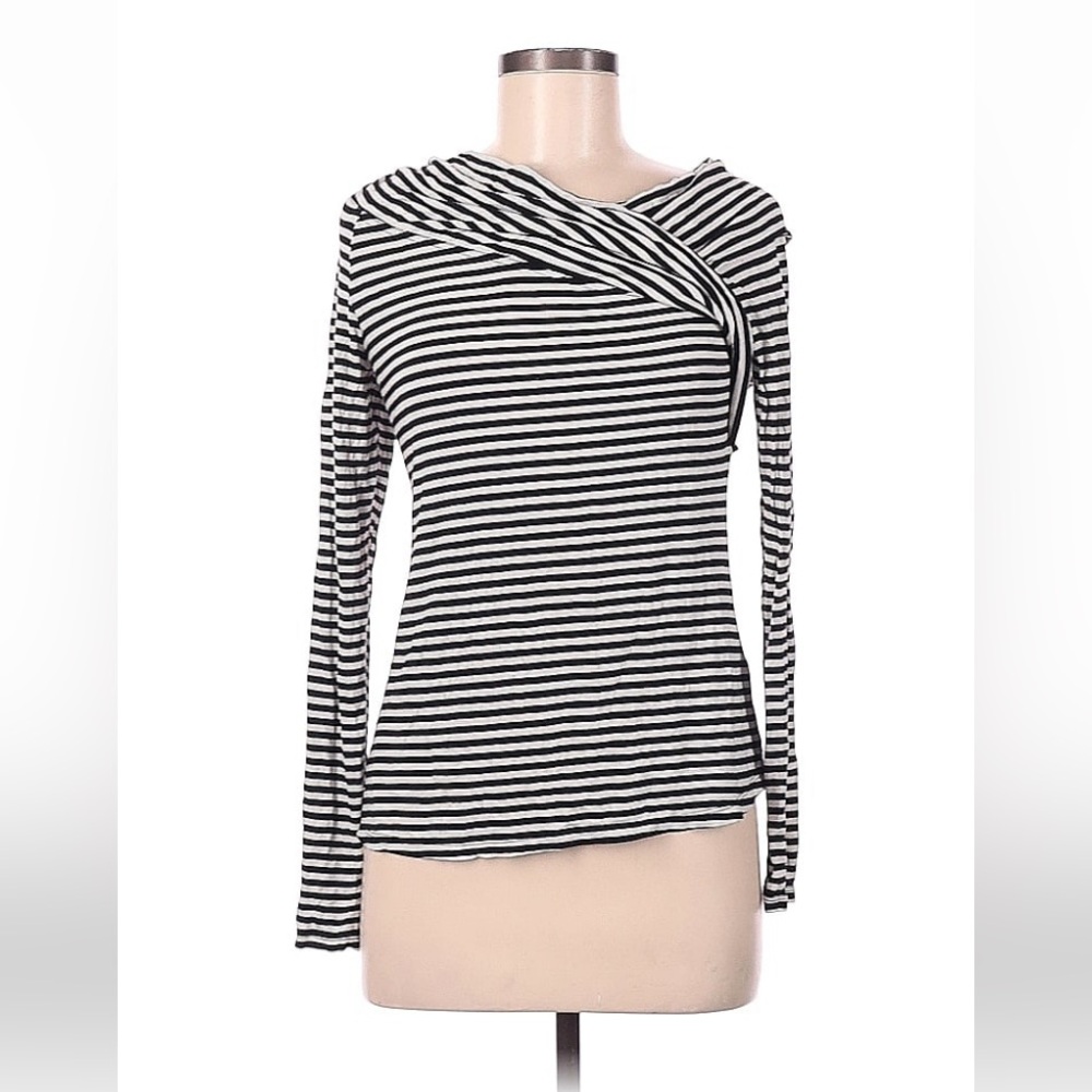 Carolina Belle Montreal Black and White Striped, M
